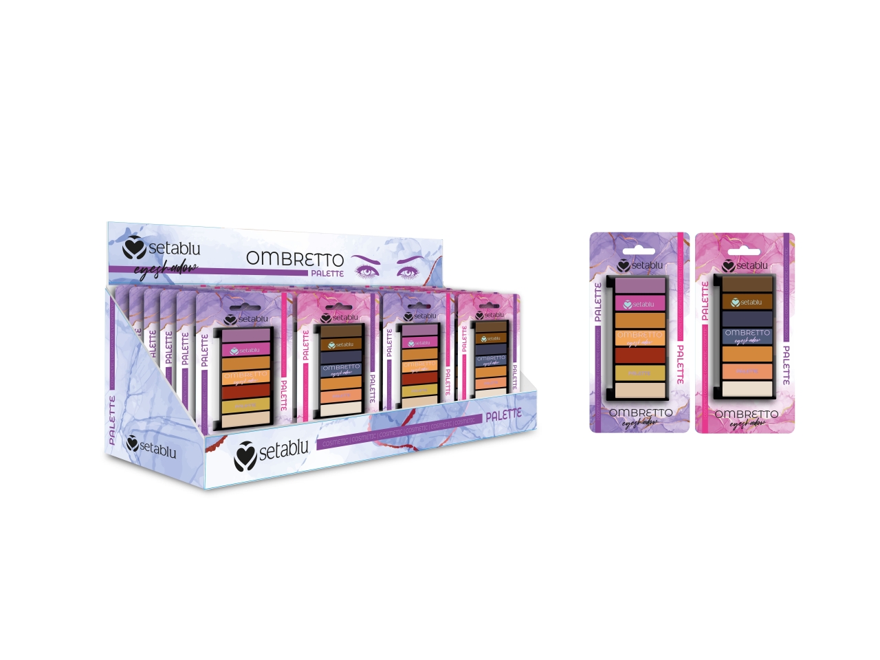 PALETTE OMBRETTI 7 COLORI 03162