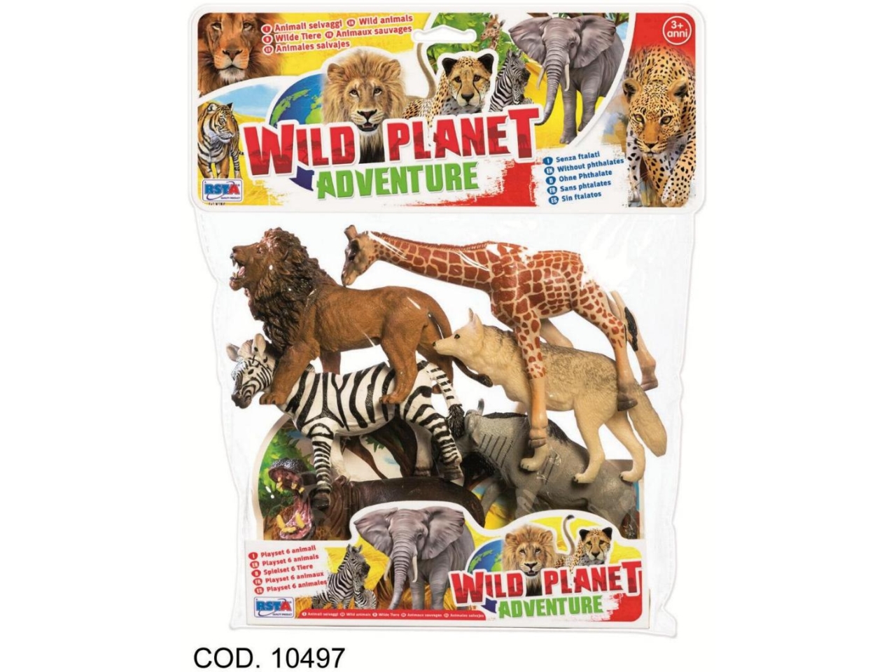 ANIMALI SELVAGGI 6PZ 10497