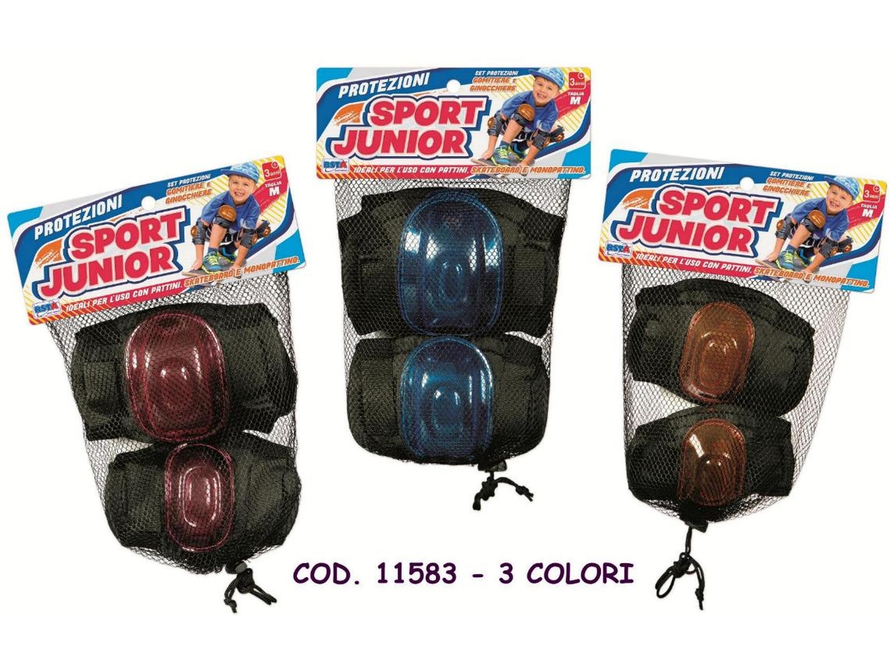 PROTEZIONI JUNIOR SPORT 4PZ 11583