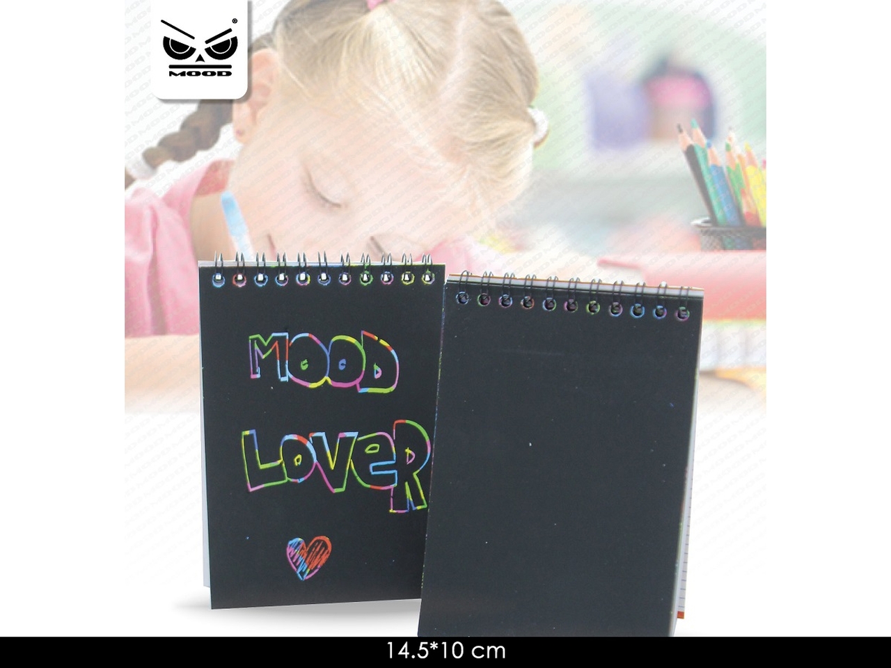 SCRATCH NOTE BOOK MIS. S 14,5X10CM ST4693