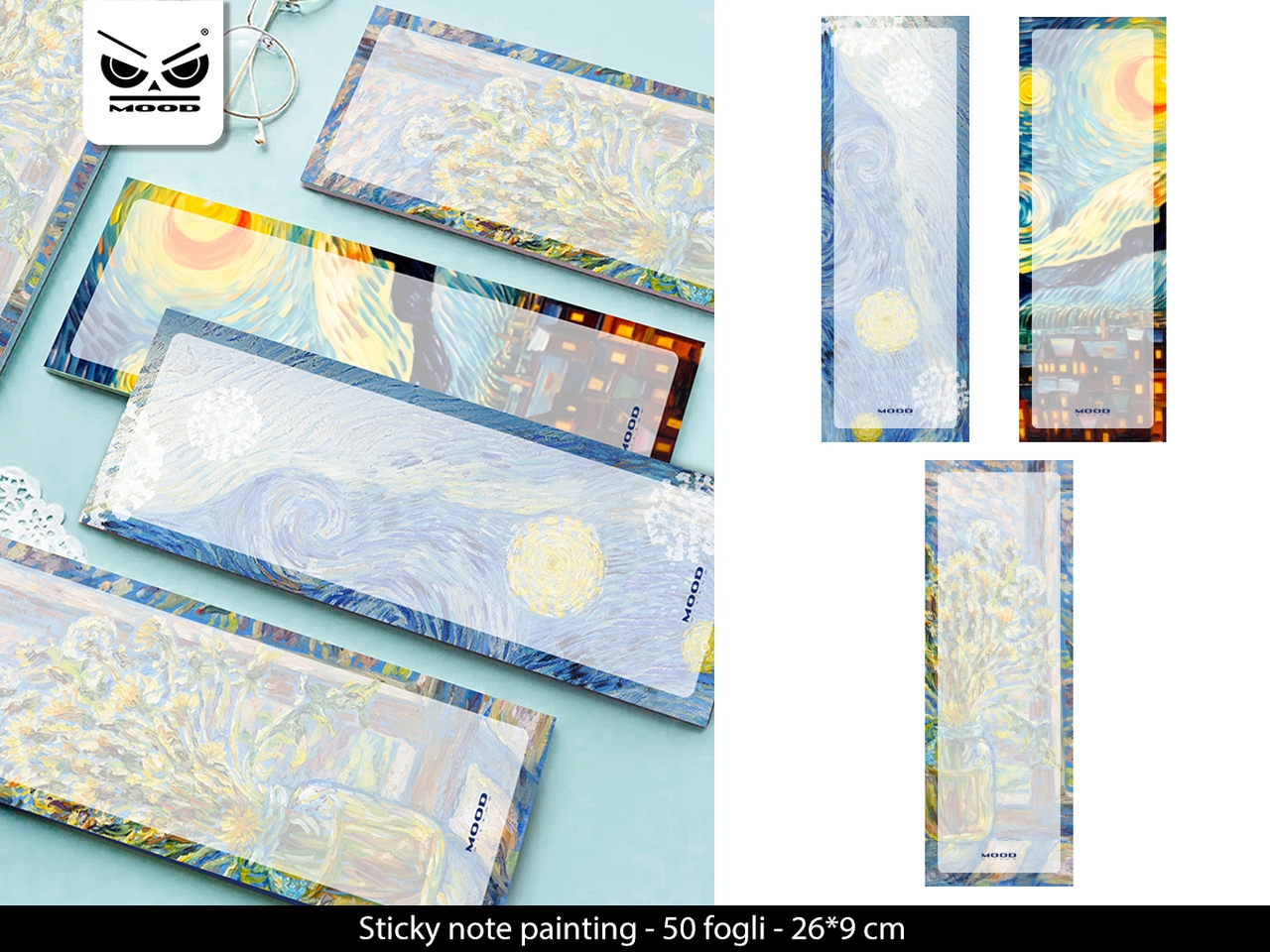 NOTES NOTE PAINTING 26X9CM 50FG ST7424