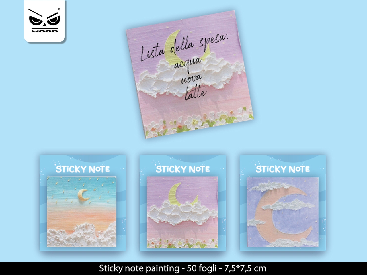NOTES NOTE PAINTING 7,5×7,5CM 50FG ST7425