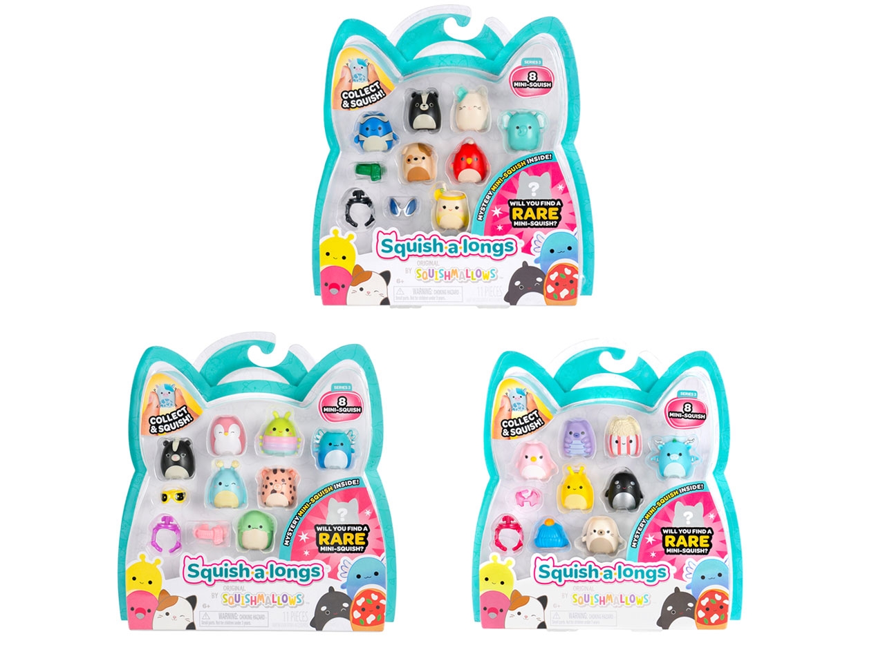 SQUISH A LONGS PACK 8 PERSONAGGI SQAL1300
