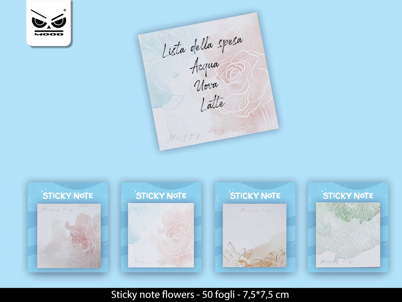 NOTES NOTE PAINTING 7,5×7,5CM 50FG ST7426
