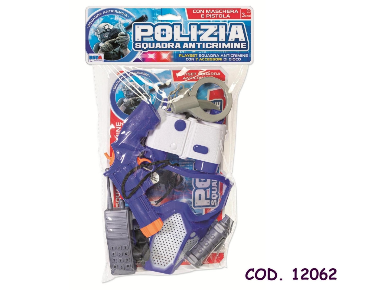 ACCESSORI POLIZIA IN BUSTA 7PZ 12062