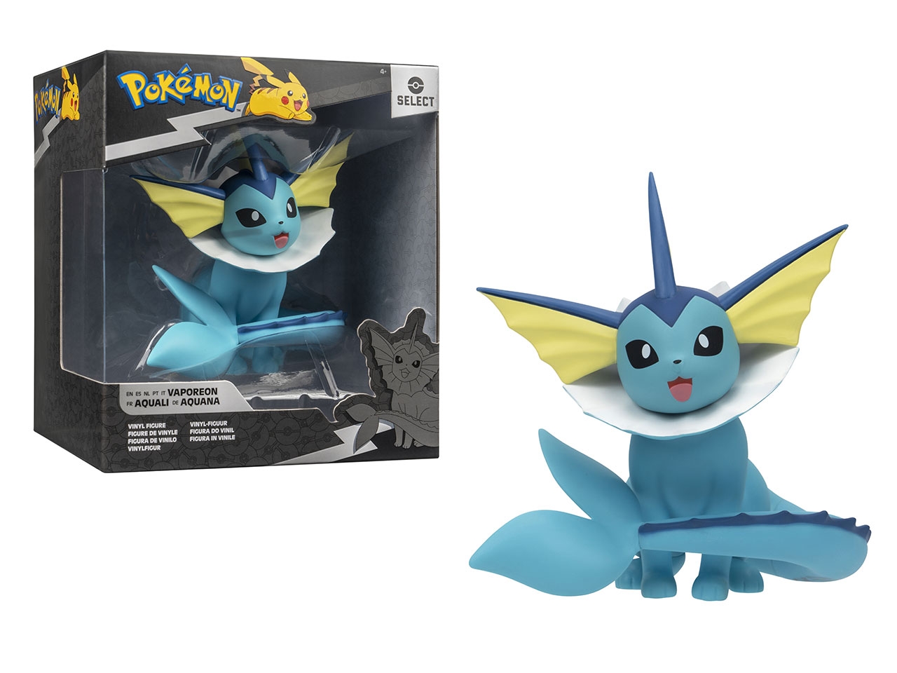 POKÉMON SELECT – VINILE 12CM VAPOREON PK082400