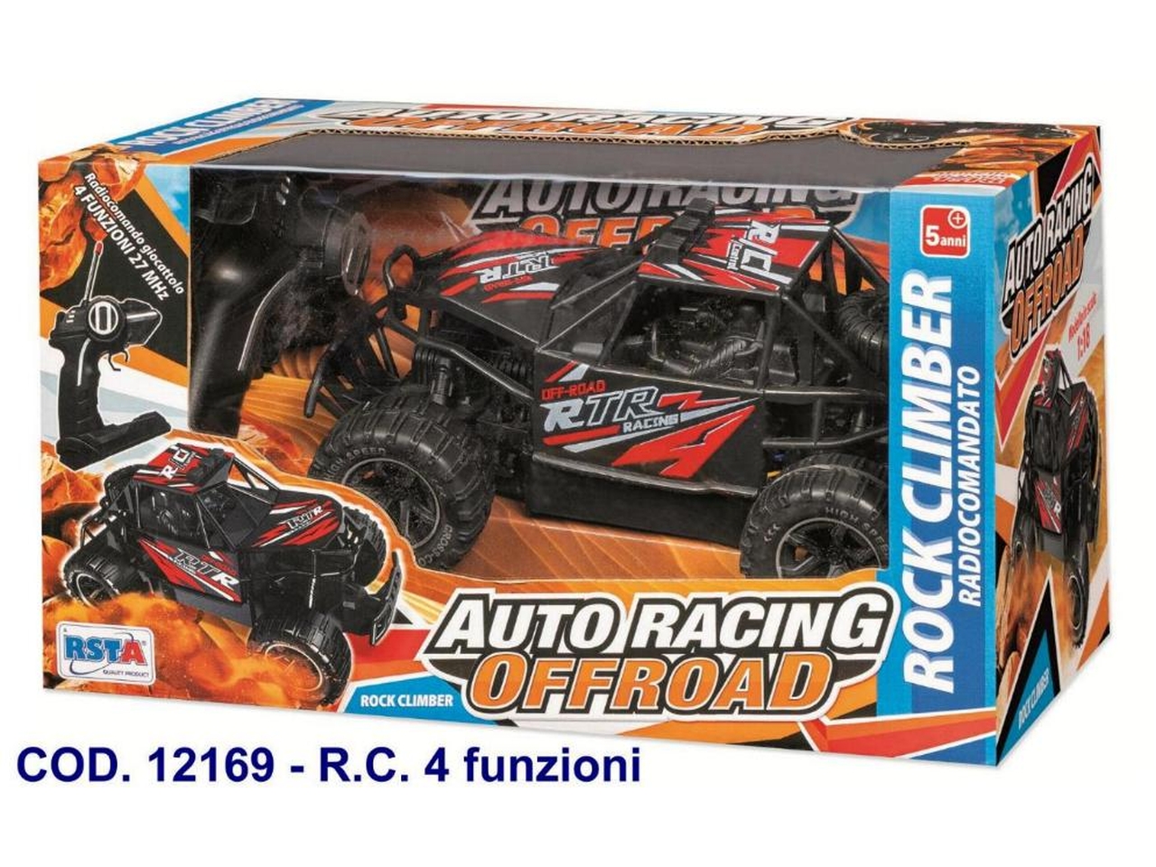 AUTO FUORISTRADA RADIOCOMANDATA SCALA 1:18 12169