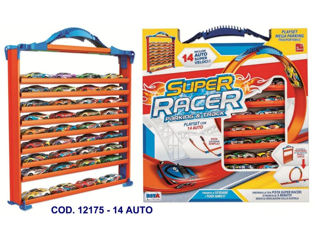 PISTA SUPER RACER PARKING AND TRACK 14AUTO 12175