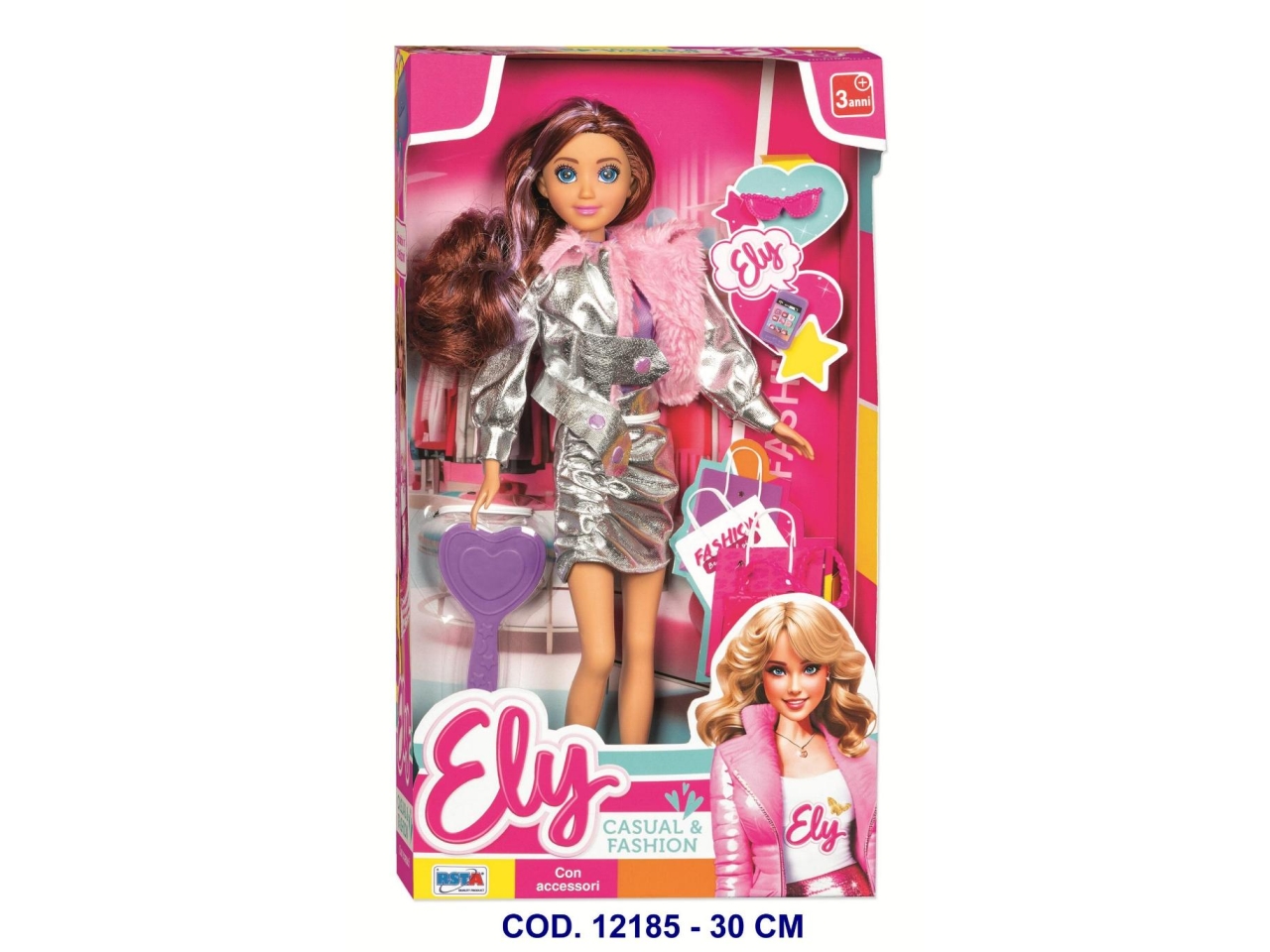 PLAYSET BAMBOLA ELY 29CM CASUAL AND FASHION 12185 PLAYSET BAMBOLA ELY 29CM CASUAL AND FASHION 12185