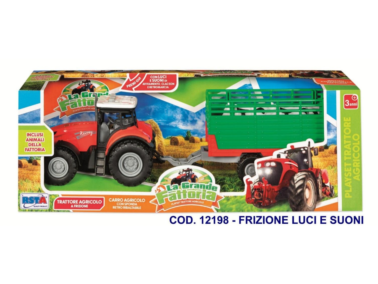 TRATTORE AGRICOLO FRIZ.C/CARRO GRANDE FATT. 12198 TRATTORE AGRICOLO FRIZ.C/CARRO GRANDE FATT. 12198