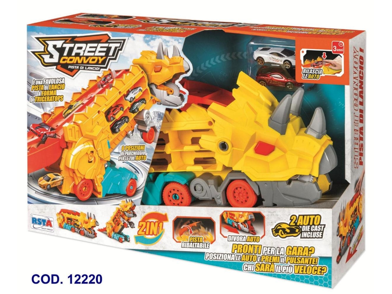 PISTA LANCIO DINO TRUCK STREET CONVOY 2 AUTO 12220