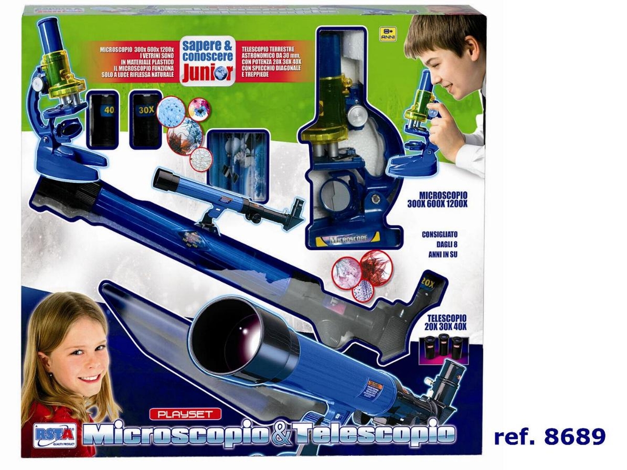 SET MICROSCOPIO E TELESCOPIO 8689