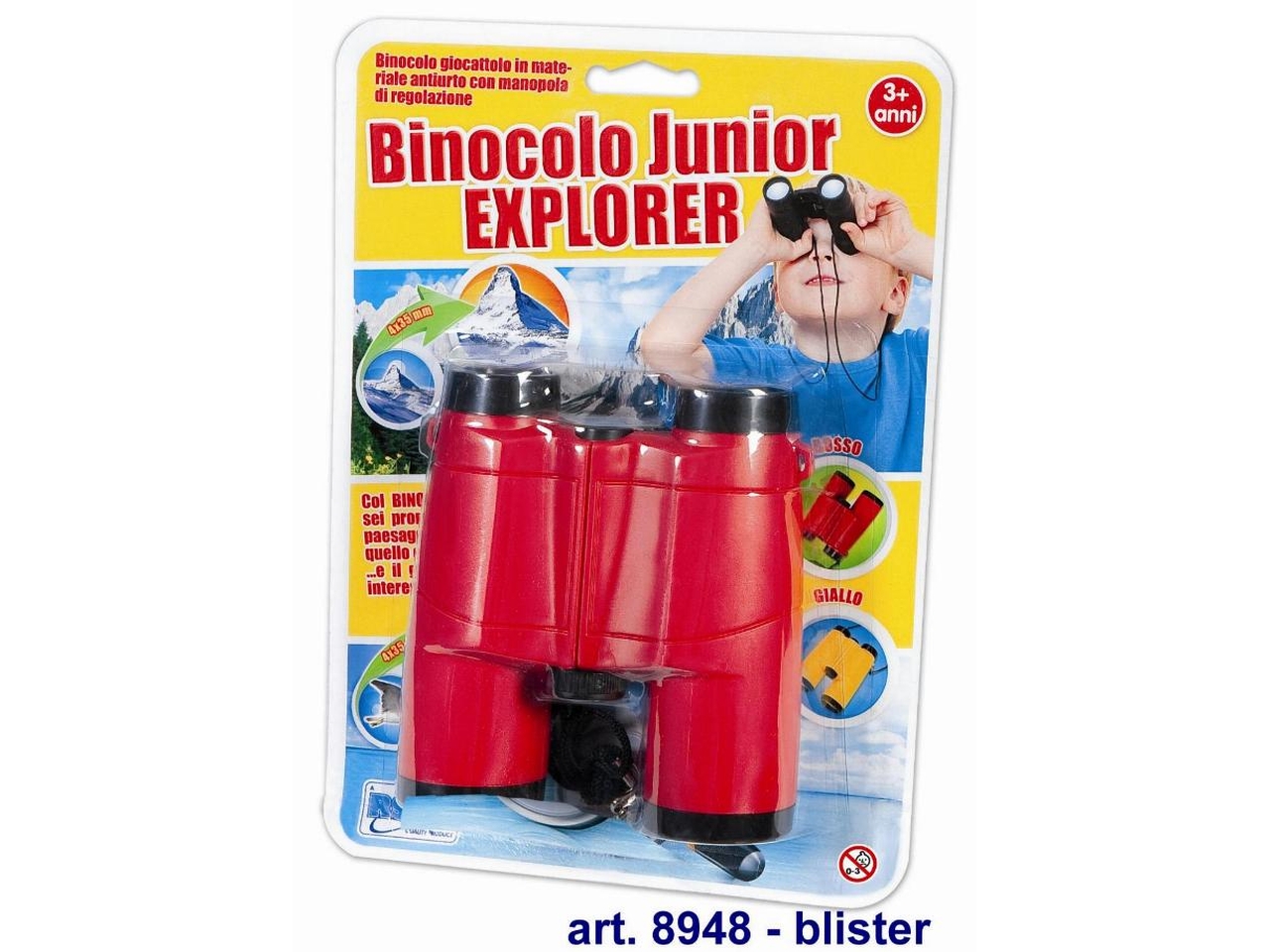 BINOCOLO JUNIOR EXPLORER 2 COLORI 8948