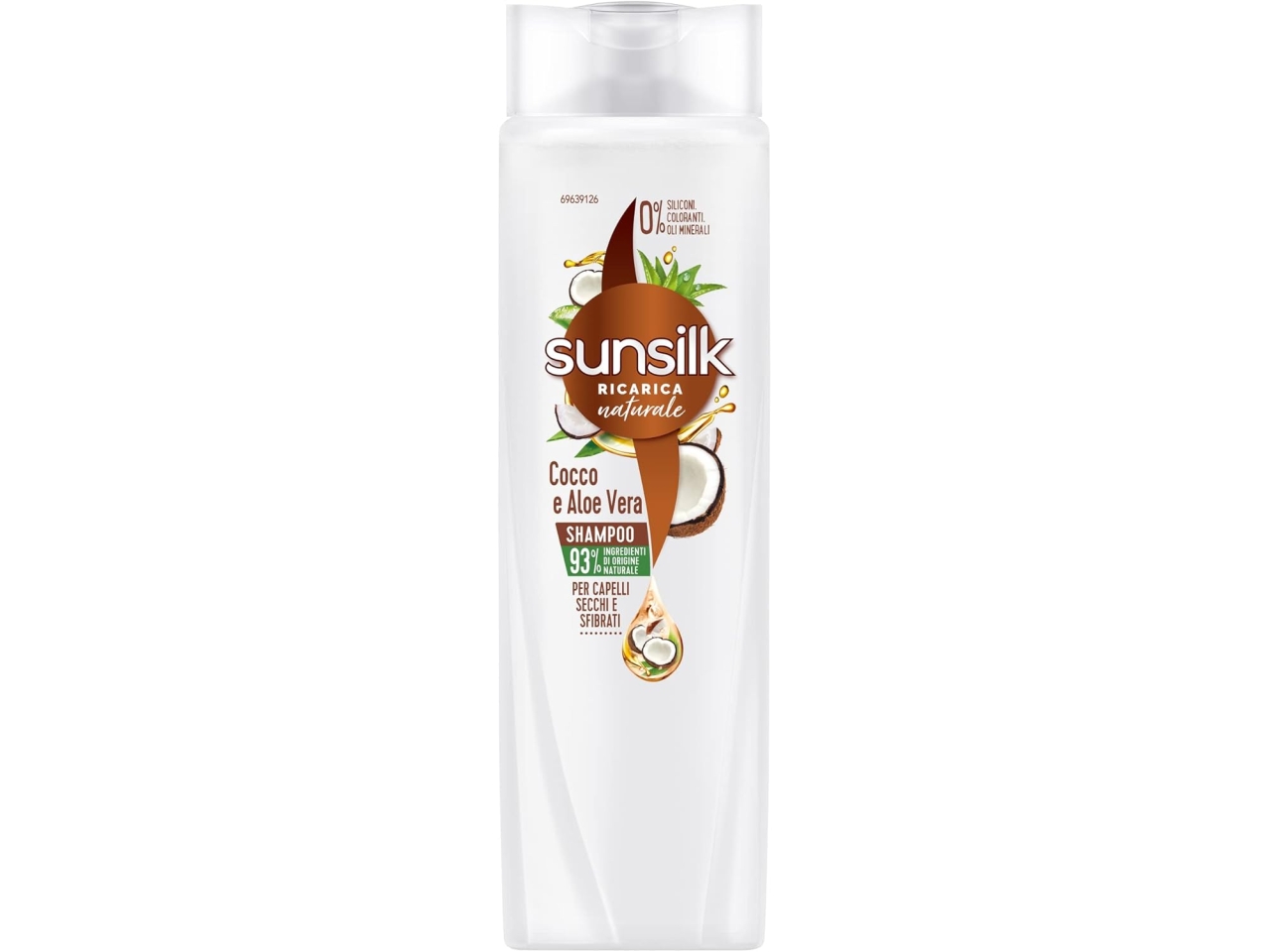 SUNSILK SHAMPOO 250ML COCCO E ALOE V. RT11991 $