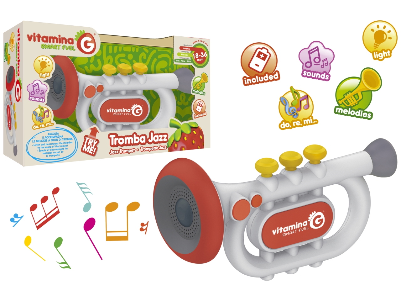 VITAMINA G TROMBA MUSICALE BATT. C/SUONI 5590