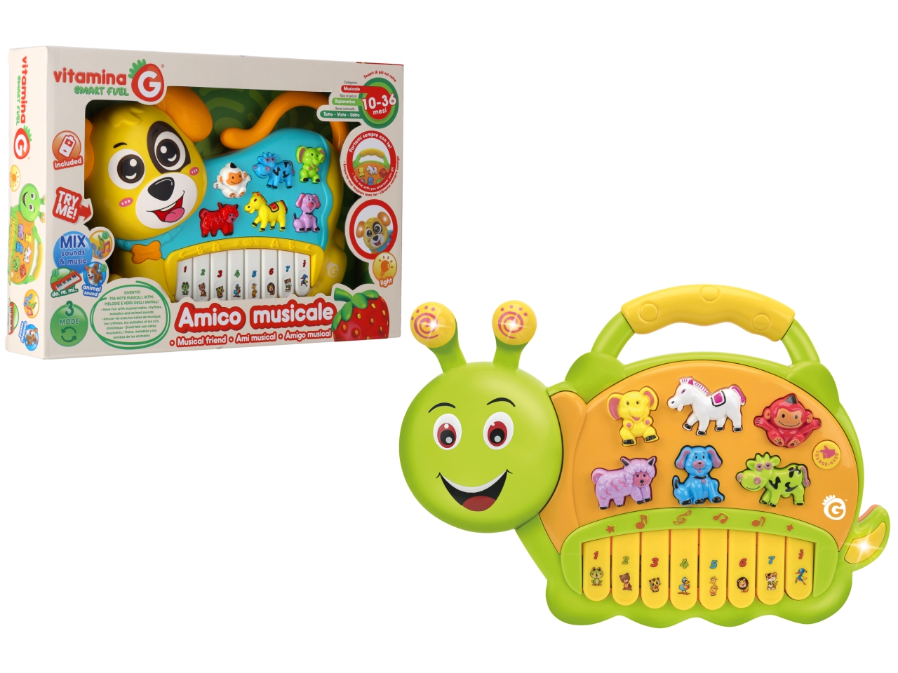 VITAMINA G BRUCO/CANE MUSICALE BATT.ASS. 5643