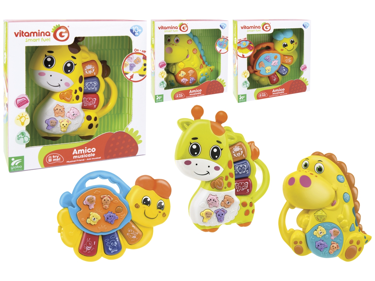 VITAMINA G ANIMALI MUSICALI BATT C/LUCI SUONI 5545