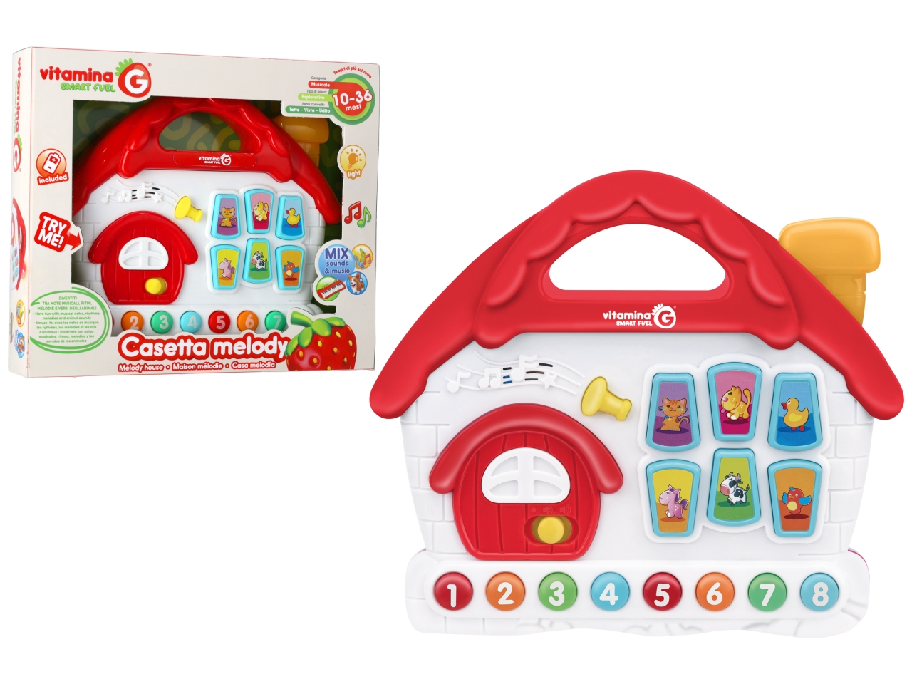 VITAMINA G CASETTA MUSICALE ANIMALI BATT. 5634
