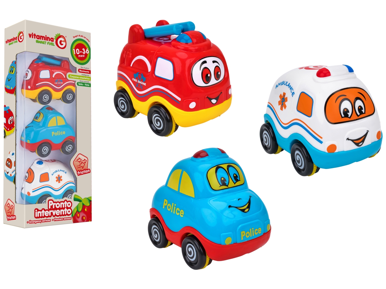 VITAMINA G VEICOLI EMERGENZA A FRIZIONE 3PZ 5102 VITAMINA G VEICOLI EMERGENZA A FRIZIONE 3PZ 5102