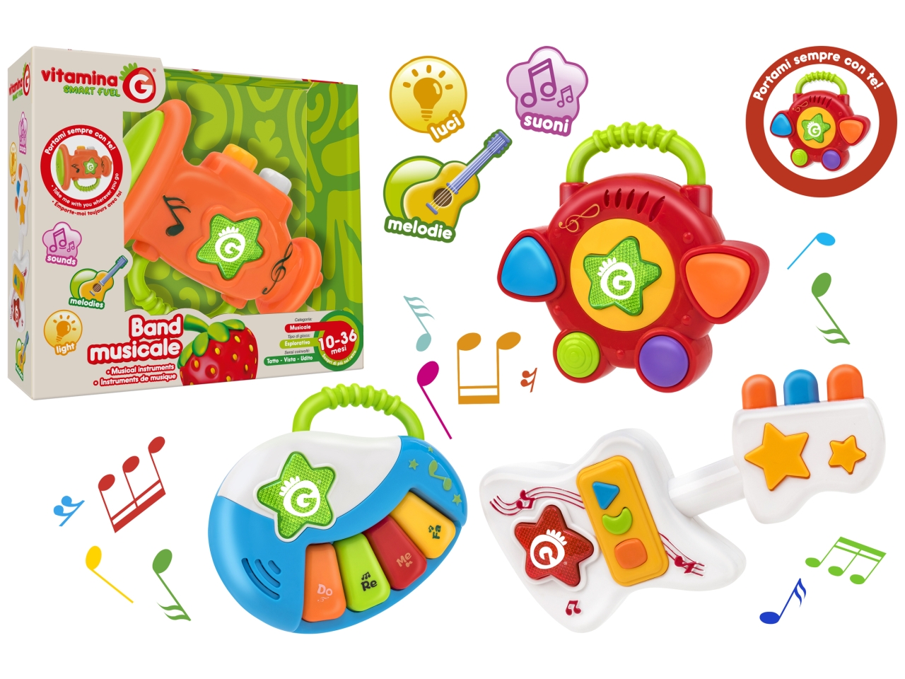 VITAMINA G MUSICALI LUCI E SUONI ASS 5546