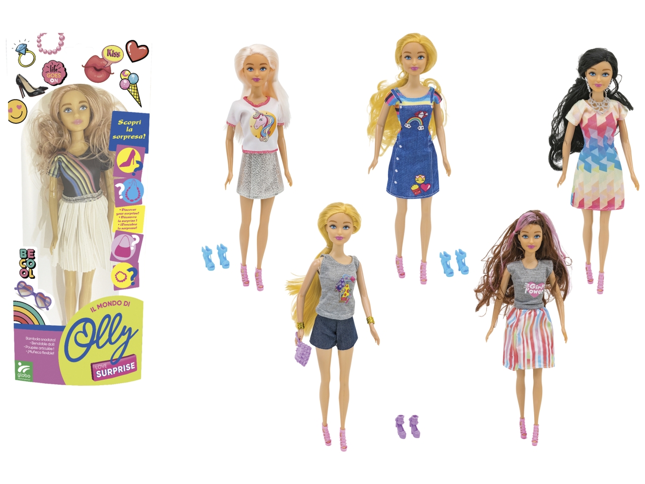OLLY BAMBOLA FASHION DOLL CON SORPRESA ASS. 41333