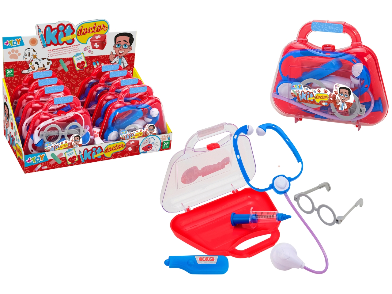 W TOY VALIGETTA DOTTORELA CONFEZIONE 8PZ 38351