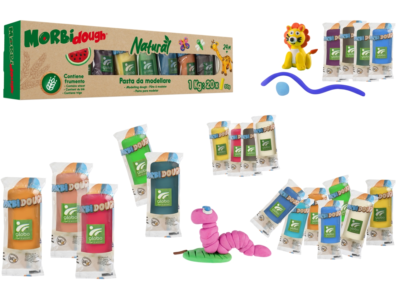 MORBIDOUGH MORBIDO CONFEZIONE DA 20X50GR ASS 42353