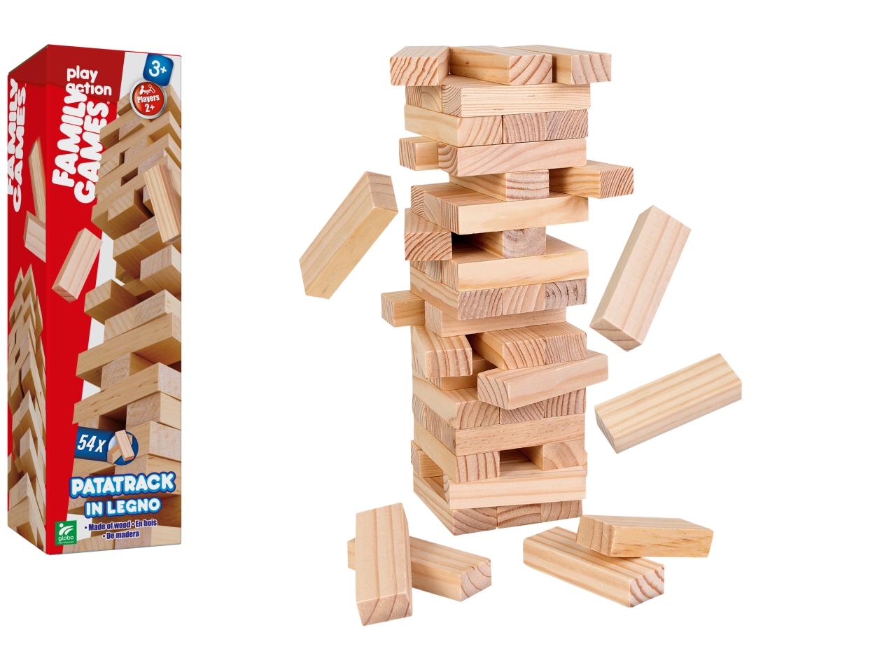 FAMILY GAMES PATATRACK IN LEGNO 54PZ 42777