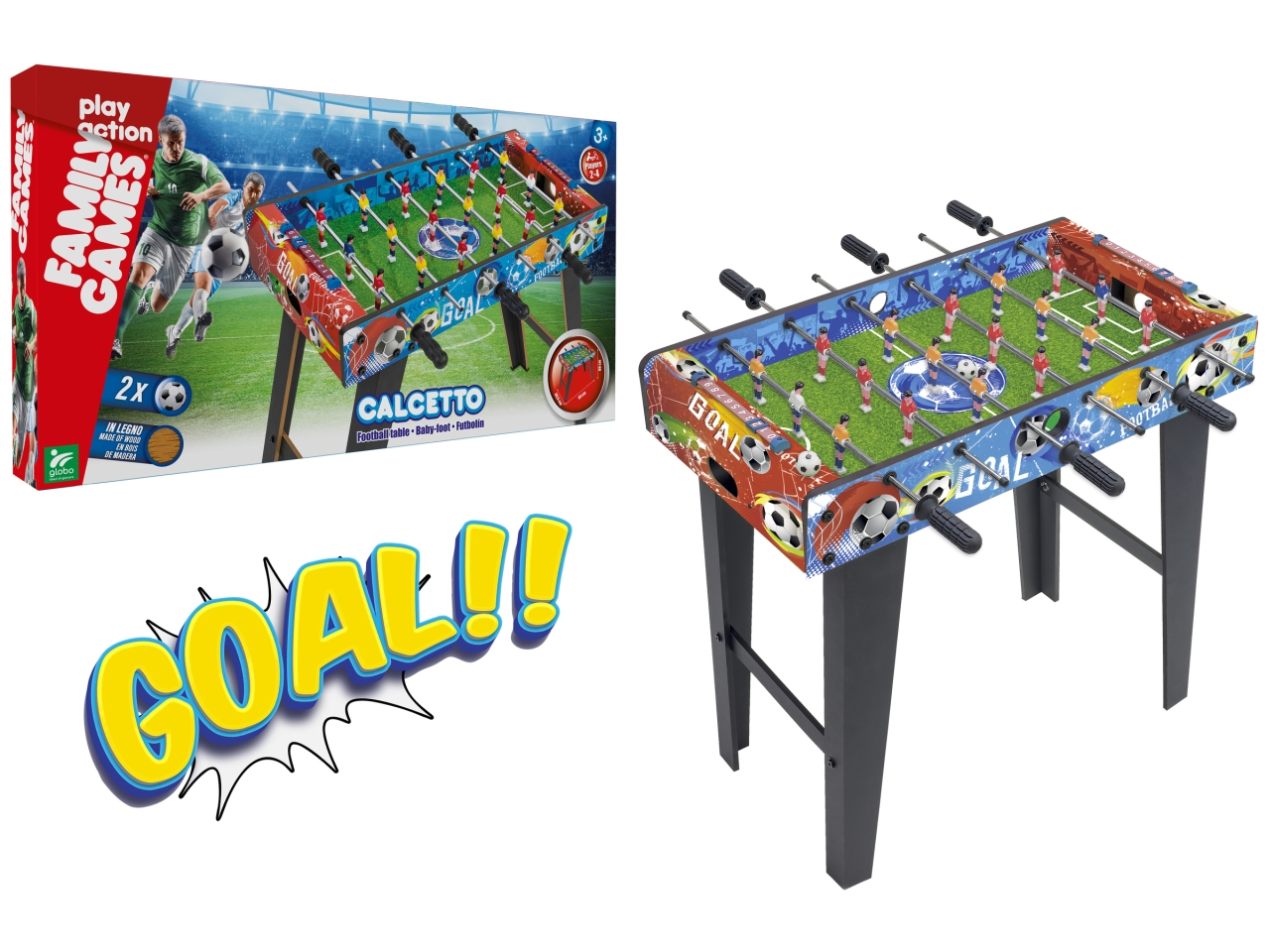 FAMILY GAMES CALCETTO LEGNO 69X36,5X69CM 38928