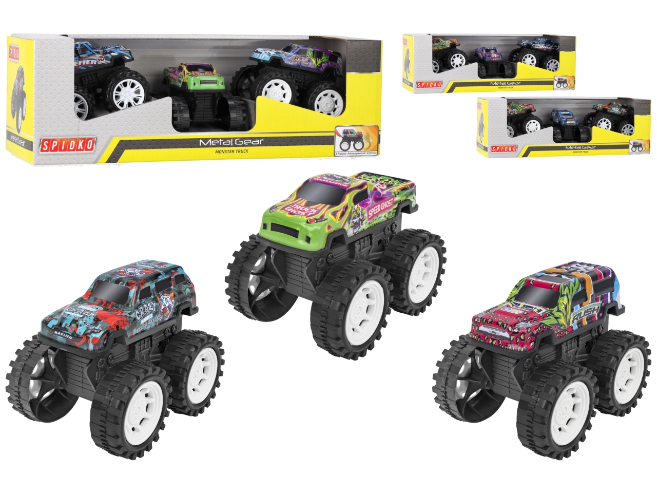 SPIDKO AUTO BIG FOOT METALLO FRIZ. SET 3PZ 42521