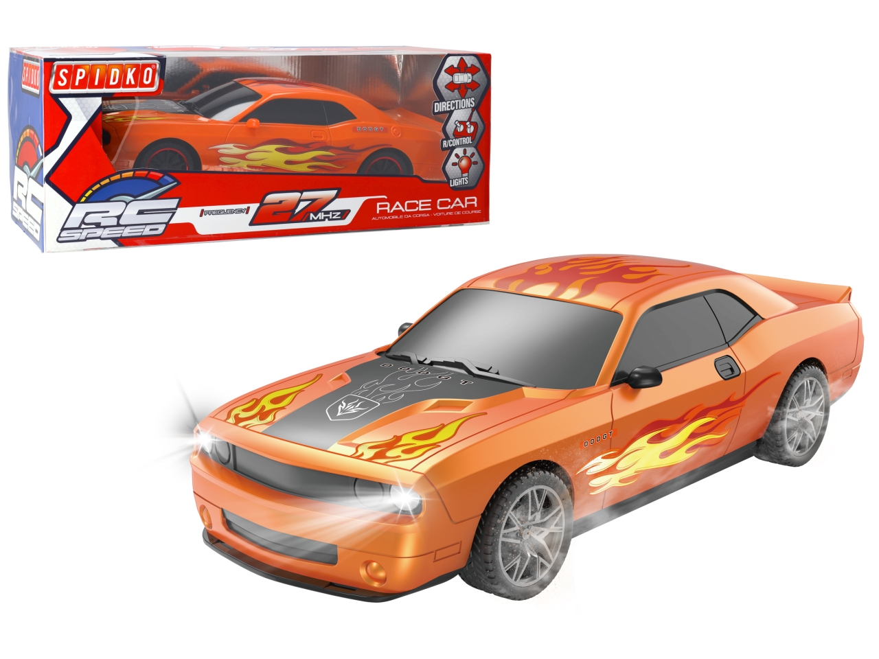 SPIDKO R/C AUTO SPORT C/LUCI ASSORTITE 42888