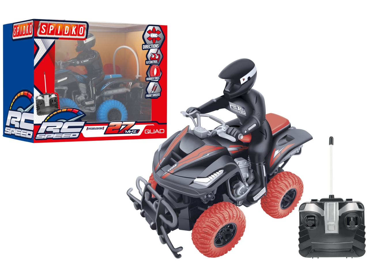 SPIDKO QUAD RETROCARICA IN2 COLORI ASSORTITI 42407 SPIDKO QUAD RETROCARICA IN2 COLORI ASSORTITI 42407