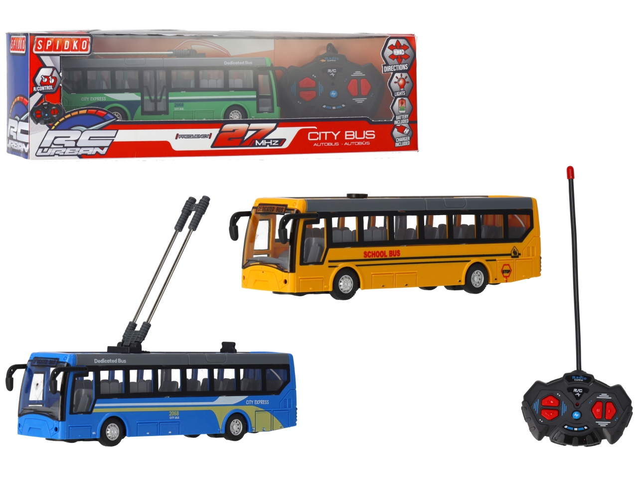 SPIDKO AUTOBUS RETROCARICA C/ 7 FUNZIONI ASS.42885