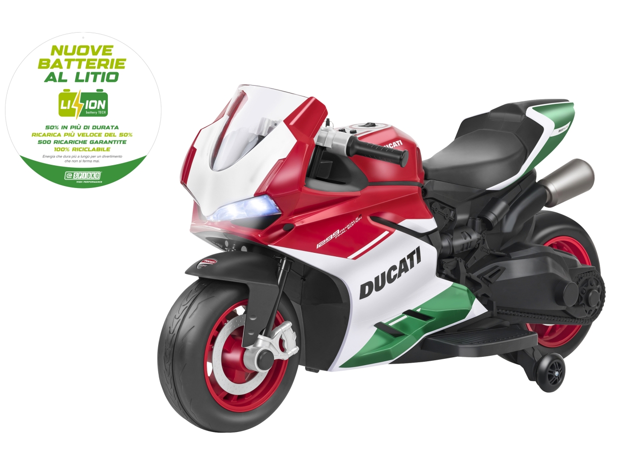 E-SPIDKO MOTO DUCATI A BATT. LI-ION 42869