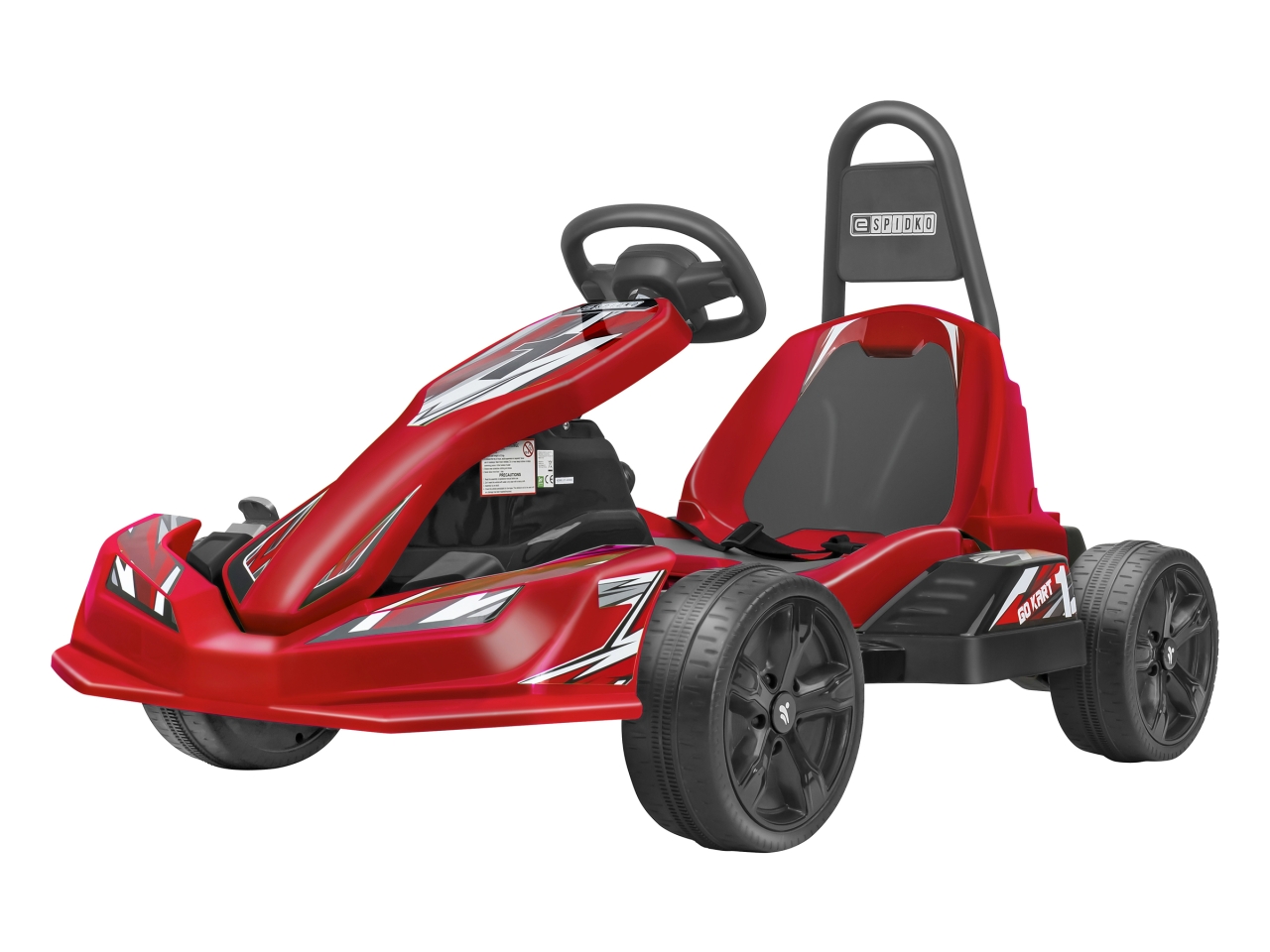 E-SPIDKO GO KART ELETTRICO RADIOC. ROSSO 42098