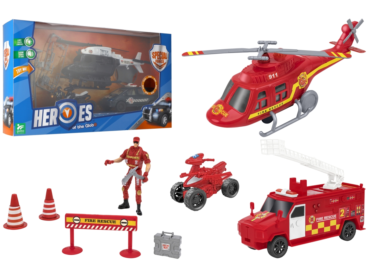 HEROES OF THE GLOBE PLAYSET POLIZ/ VIGI F/ C/ V424 HEROES OF THE GLOBE PLAYSET POLIZ/ VIGI F/ C/ V424