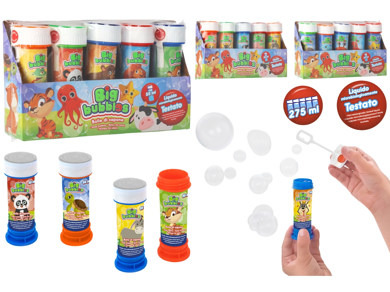 BIG BUBBLES BOLLE DI SAPONE CON GIOCO 55ML 42637