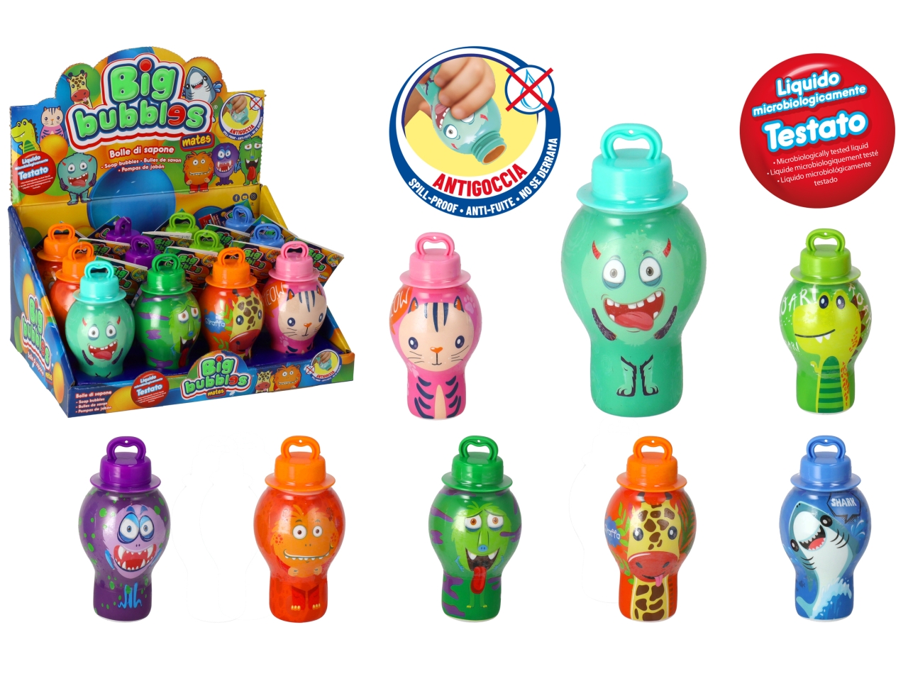 BIG BUBBLES BOLLE DI SAP.ANIMAL ANTIGOC.30ML 42934