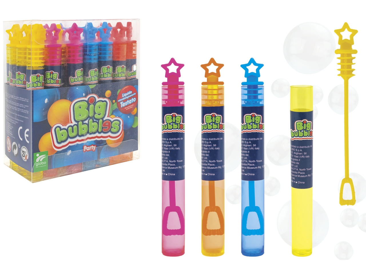BIG BUBBLES SET 32 TUBETTI 4,5 ML C/BOLLE SAP. 419