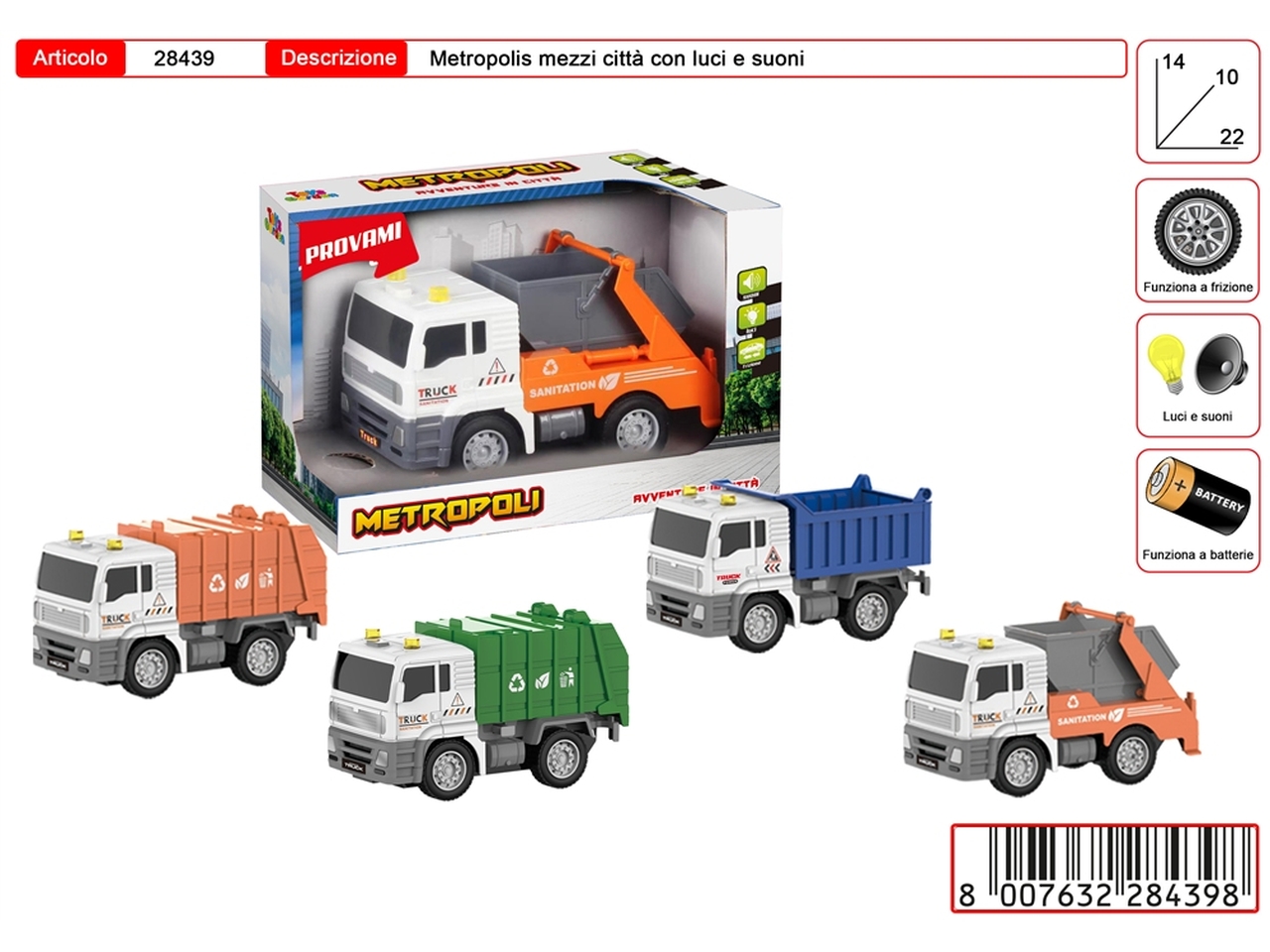 METROPOLI CAMION GITTA 28439 METROPOLI CAMION GITTA 28439