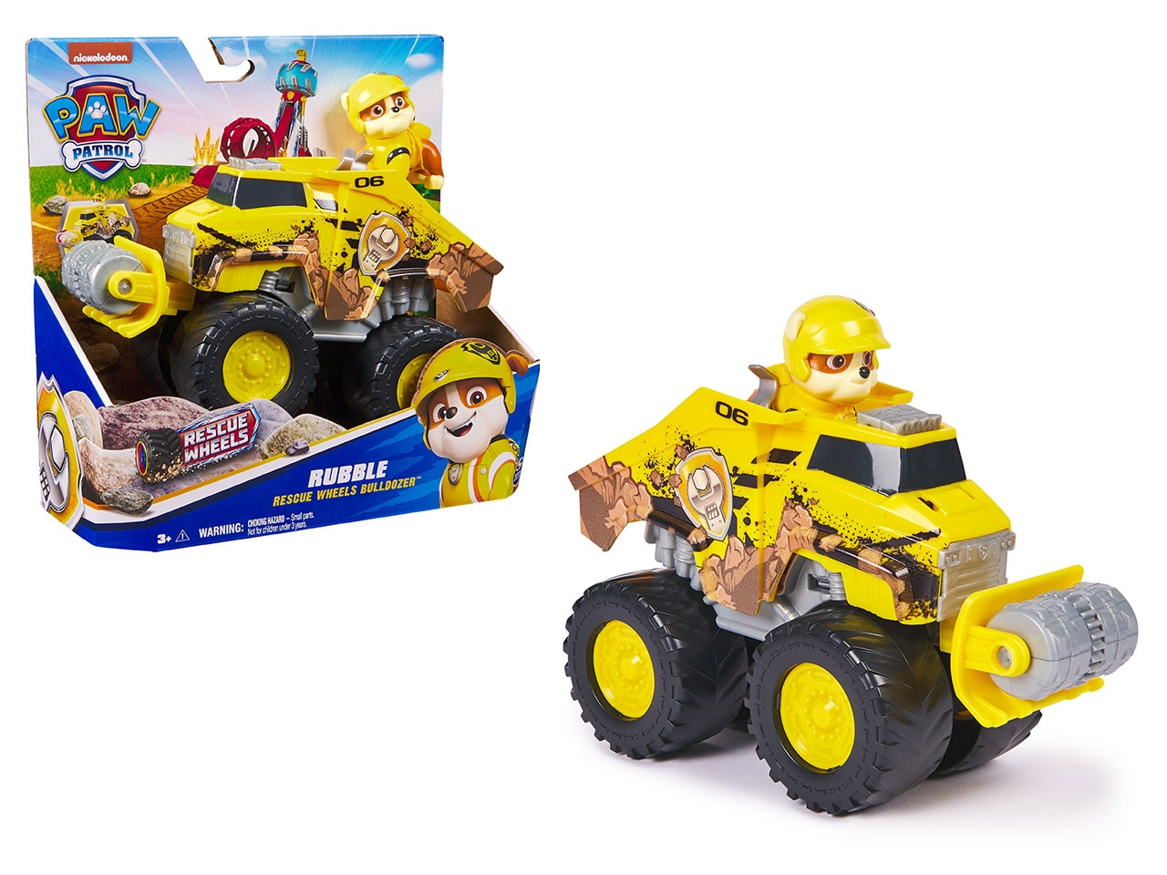 PAW PATROL VEICOLO RESCUE WHEELS RUBBLE 6069304 PAW PATROL VEICOLO RESCUE WHEELS RUBBLE 6069304