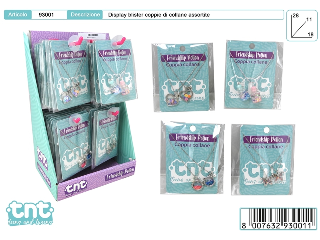 TNT FRIENDSHIP POTION – COPPIA COLLANE 93001