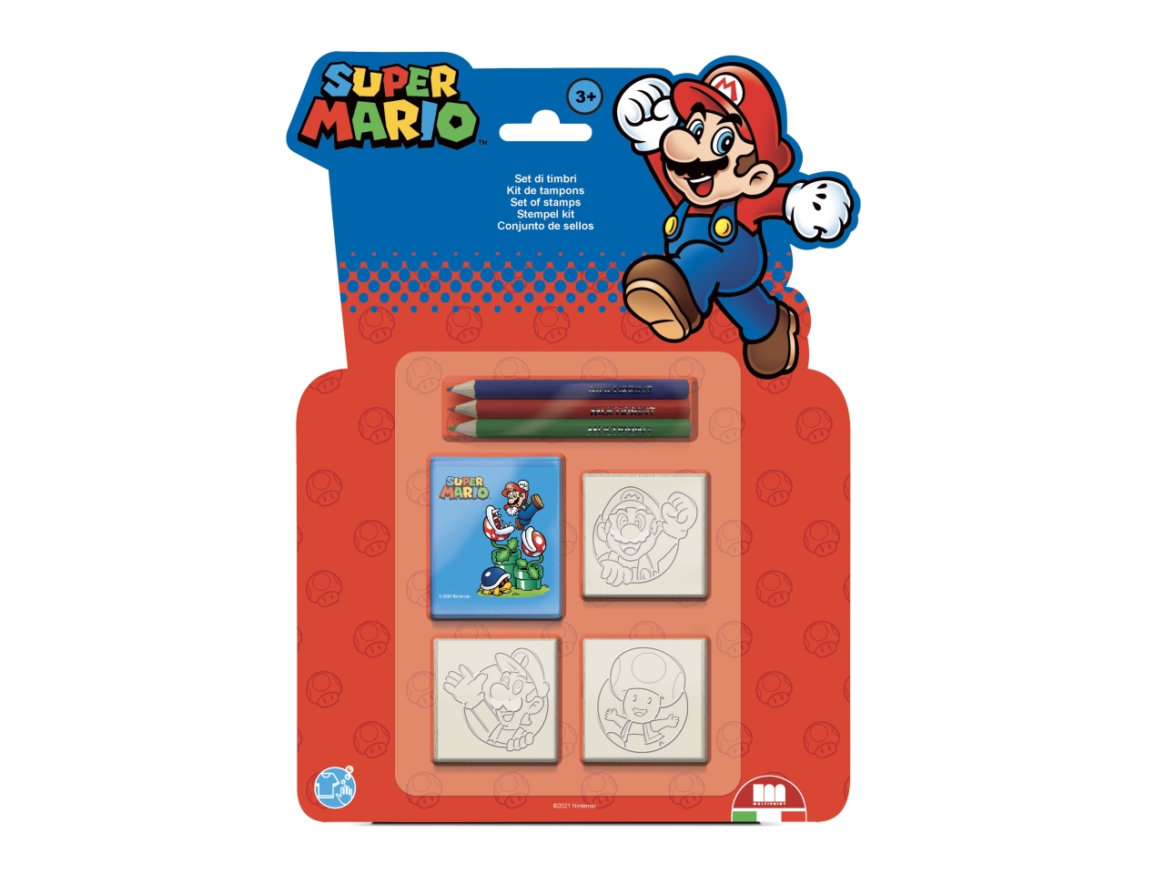 TIMBRINI SAGOMATI SUPER MARIO BROS 11104