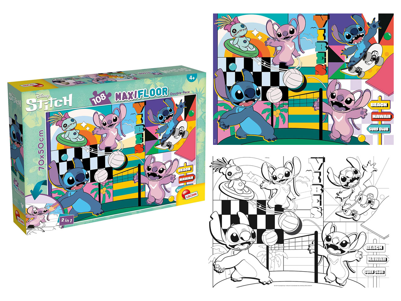 DISNEY PUZZLE MAXIFLOOR 108 LILO STITCH 109777