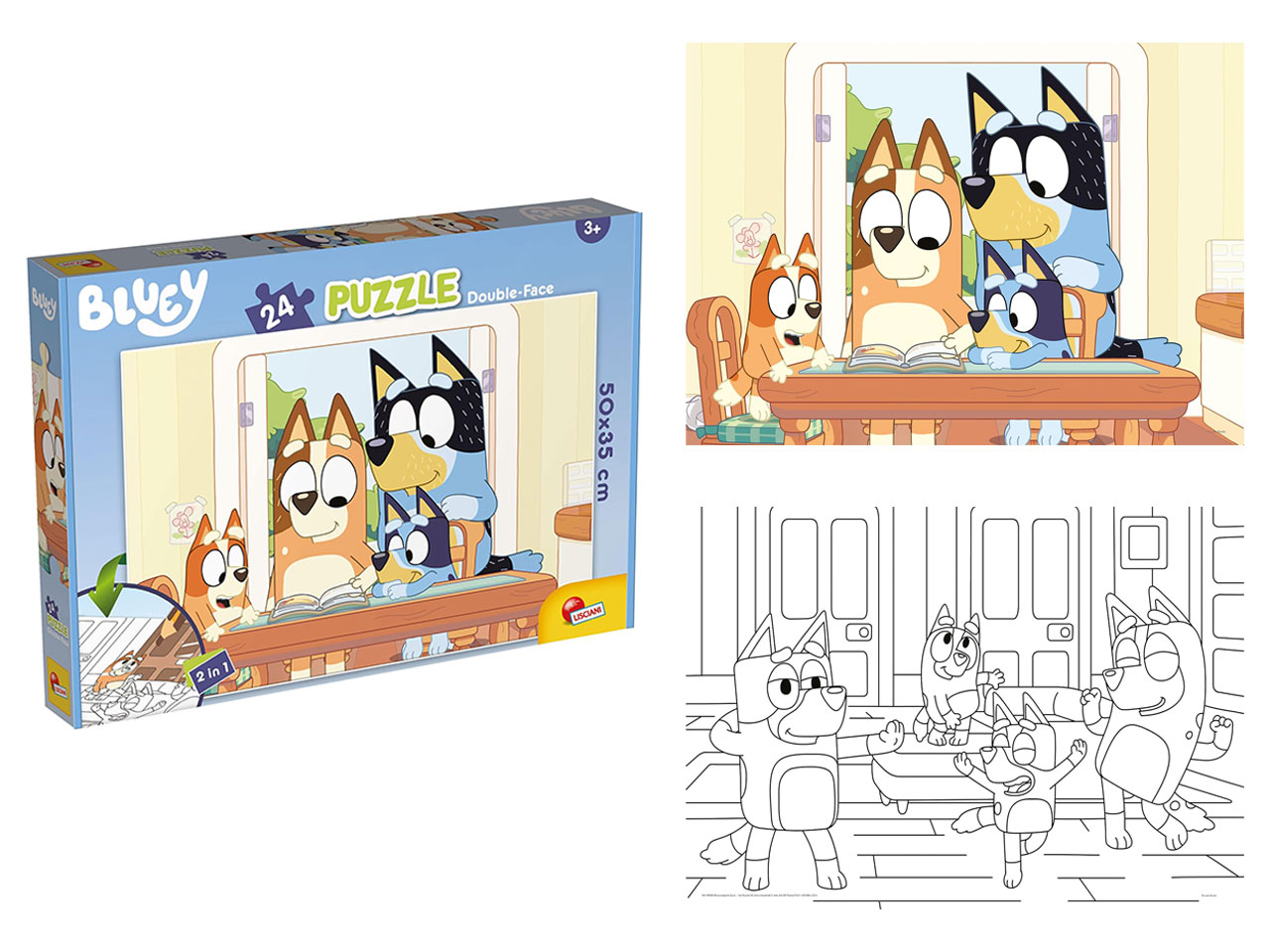 BLUEY PUZZLE DF PLUS 24 99566