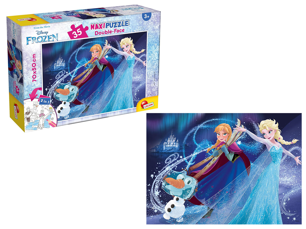 DISNEY PUZZLE DF MAXI FLOOR 35 FROZEN 66711
