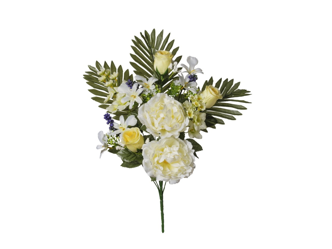 MAZZO FRON.PEONIE/ROSE X10 49CM CREMA 2FHZ4086 037