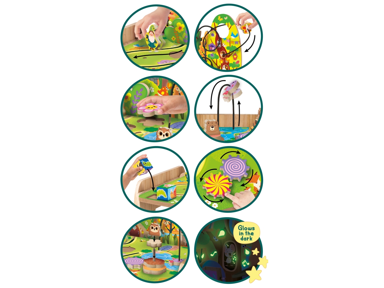 MONTESSORI WOODBABY FAIRYTABLE MULTIACTIV. 113729