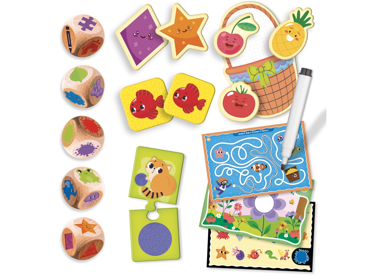 CAROTINA DADI EDUCATIVI LOGICA E MEMORIA 114191