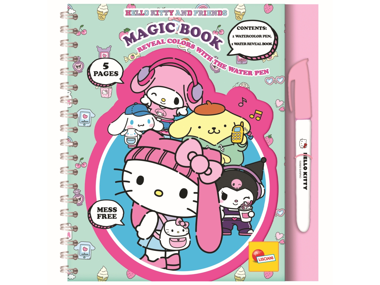 HELLO KITTY AND FRIENDS WATERBOOK 13270